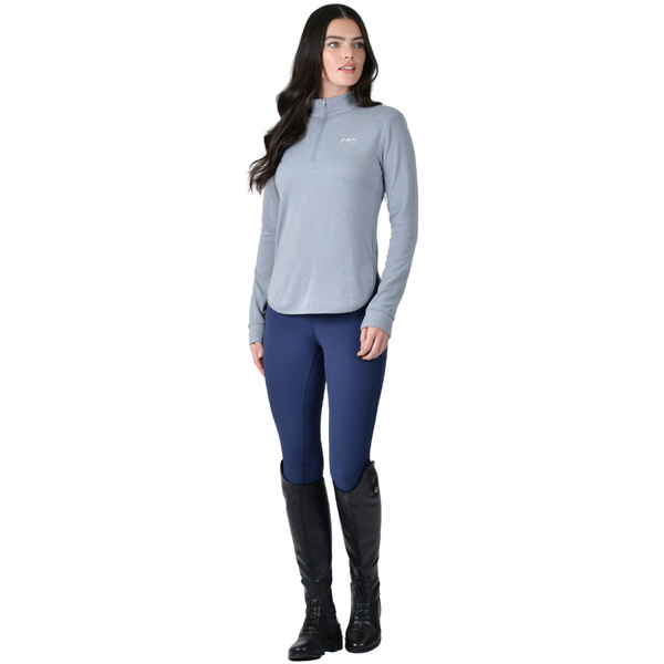 2026 WeatherBeeta Womens London Layer Long Sleeve Top 1023217046 - Bluestone Marle
